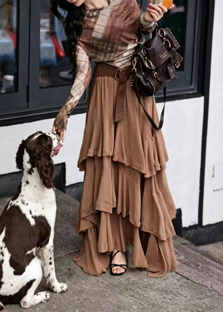 Dames Rok Asymmetrisch Gelaagd Zomerstijl 3