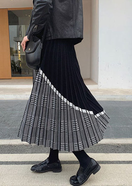Dames Rok Patchwork Geruit 3