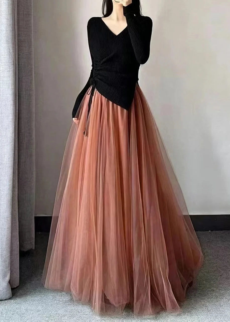 Dames Rok Tule Hoge Taille Wijde Zoom 3