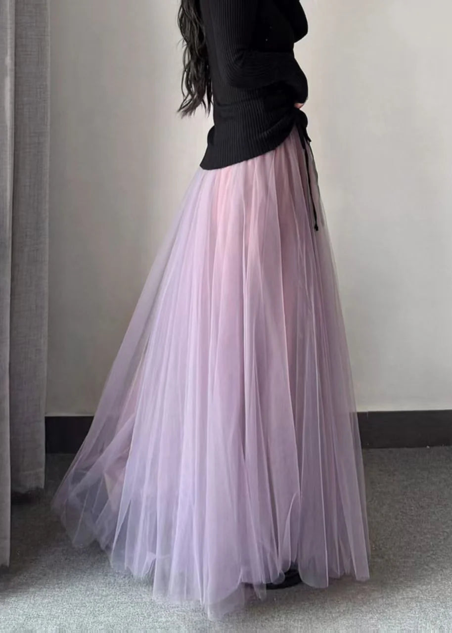 Dames Rok Tule Hoge Taille Wijde Zoom 4