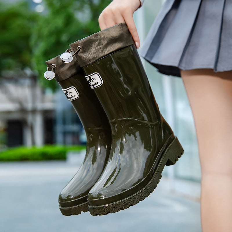 Dames Rubberlaarzen met Verstelbaar Vetersysteem 9