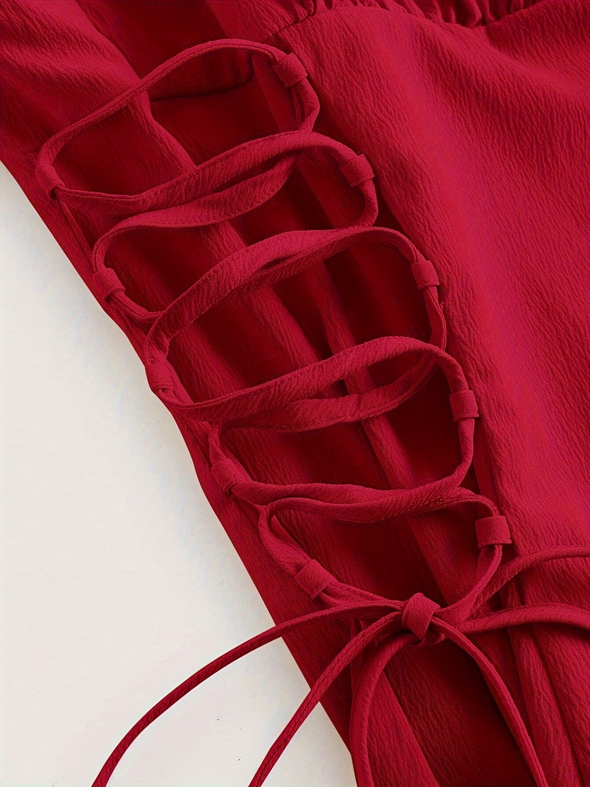 Dames Ruched Cami Jurk Met Vierkante Hals, Rugloos Ontwerp, Ideaal Voor Speciale Gelegenheden 3