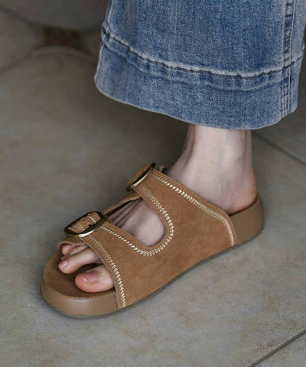 Dames Sandalen Boho Stijl Gesp Riem 3
