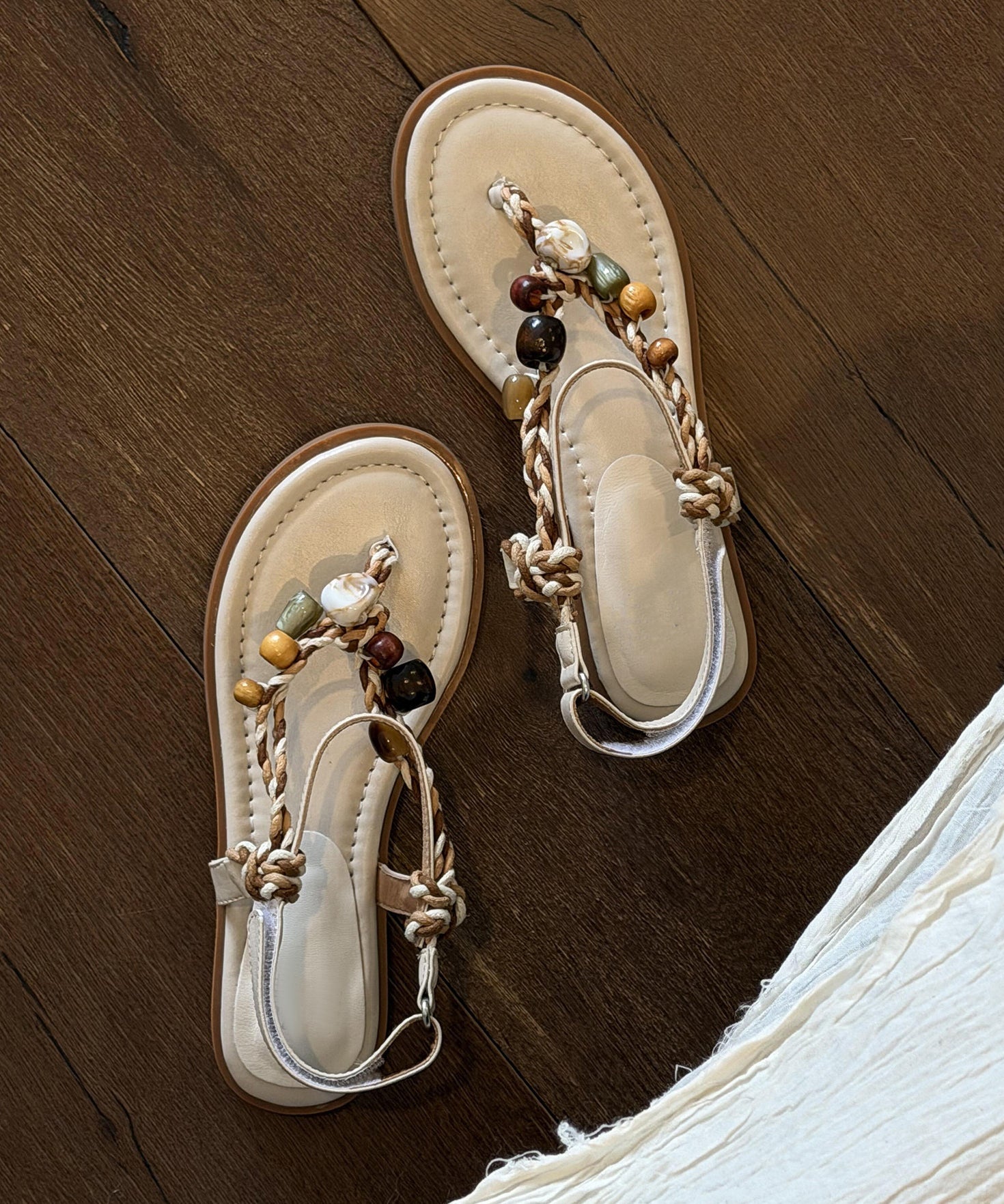Dames Sandalen Boho Stijl Met Split voor Zomerse Looks 0