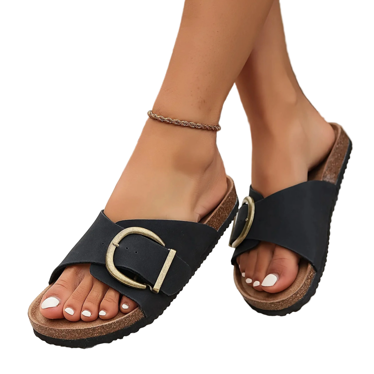Dames Sandalen Casual Met Verstelbare Bandjes 0