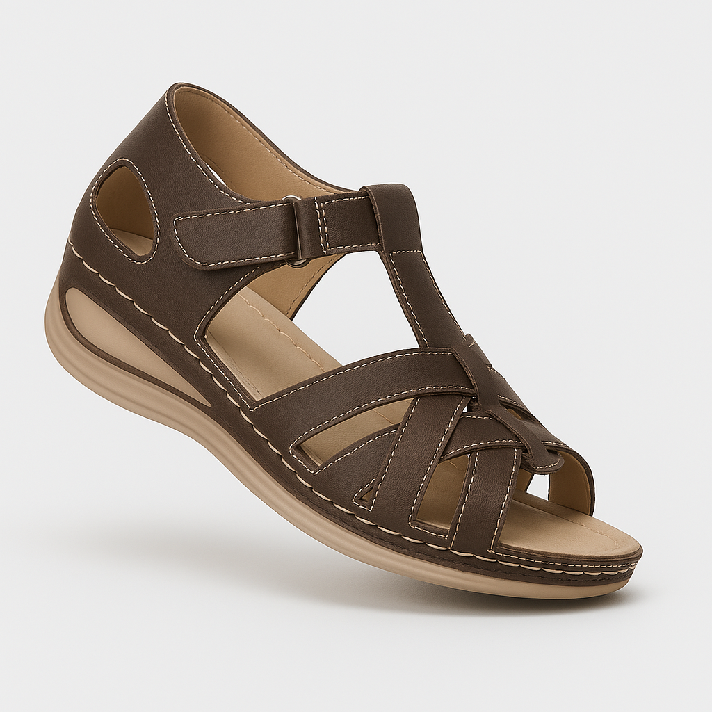 Dames Sandalen Comfortabel Met Brede Banden - Lichtgewicht Design Met Zachte Voetboogondersteuning 1