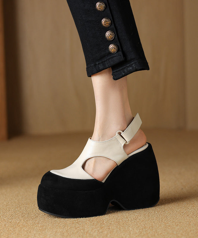 Dames Sandalen Gesplitst Met Platform Hak 1