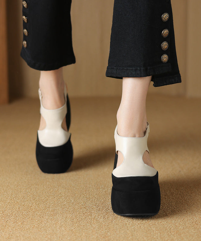 Dames Sandalen Gesplitst Met Platform Hak 2