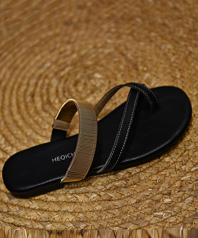 Dames Sandalen Koeienhuid Design Open Teen Modieus 2