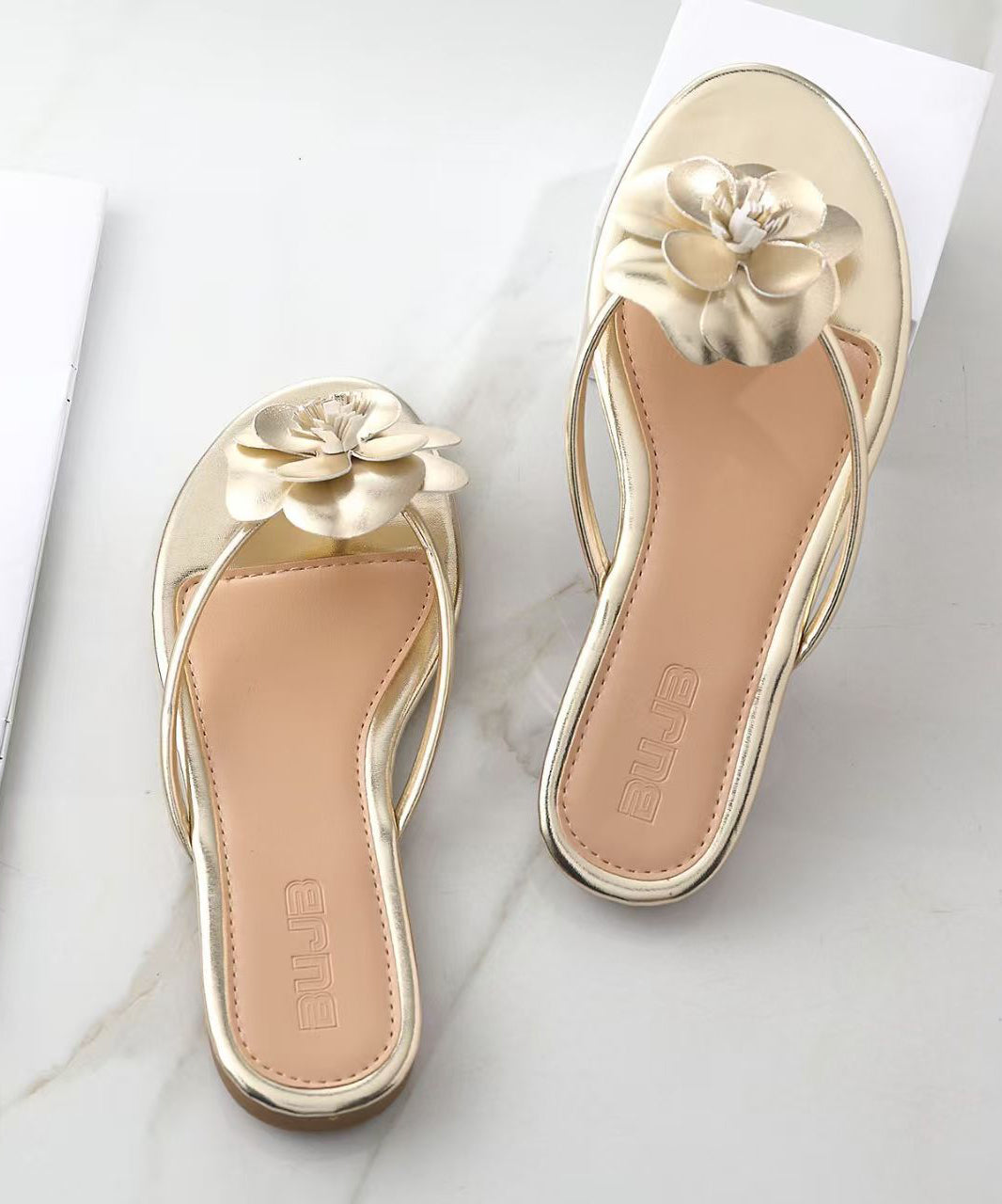Dames Sandalen Met Bloem Motief 4