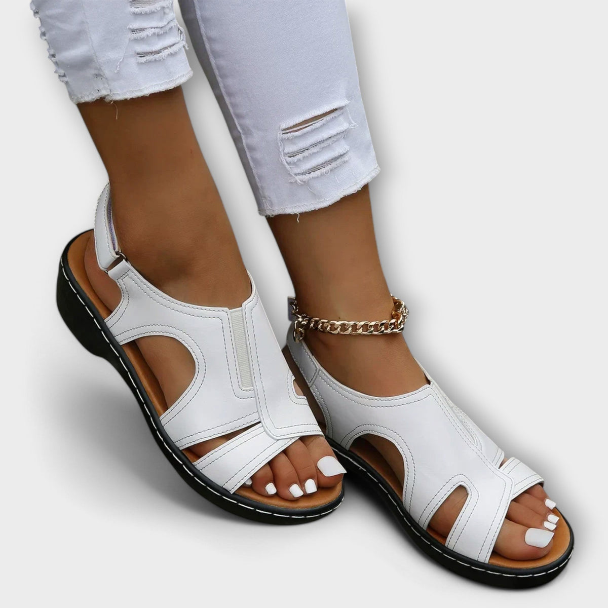 Dames Sandalen Met Comfortabele Hak 1