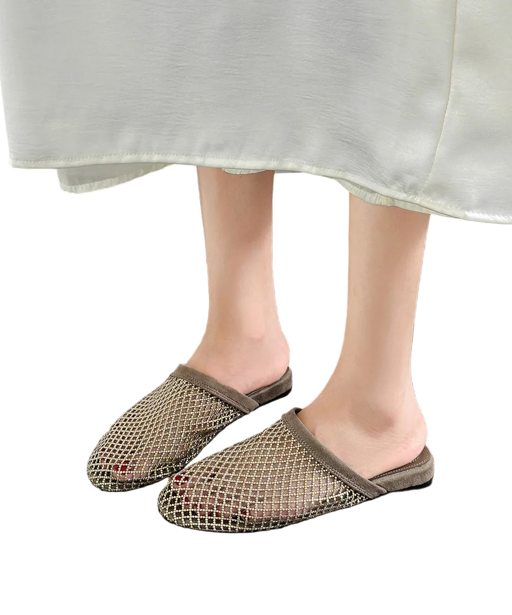 Dames Sandalen Met Gesplitste Band En Zirkonia Details 2