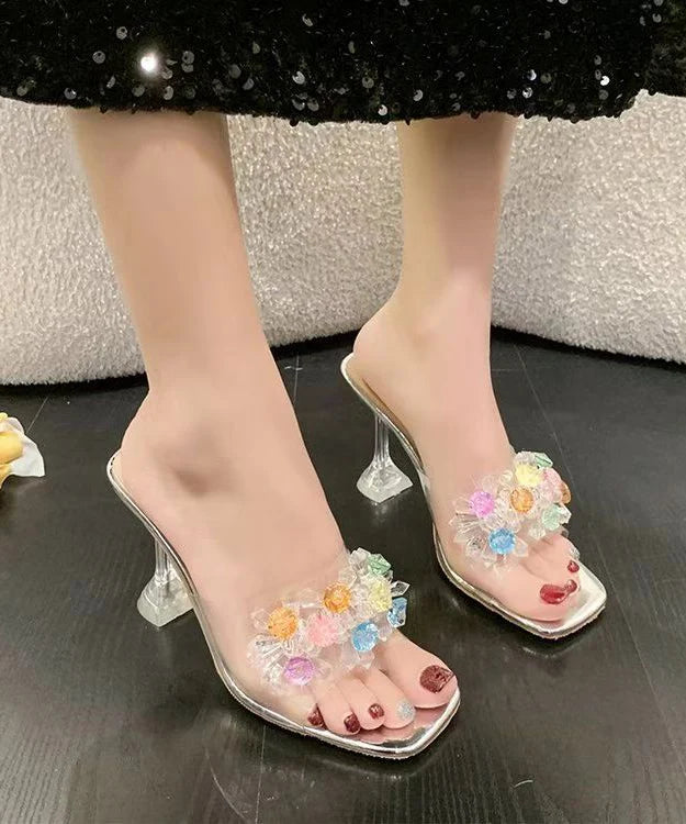 Dames Sandalen Met Hoge Hak En Zirkonia Details 3