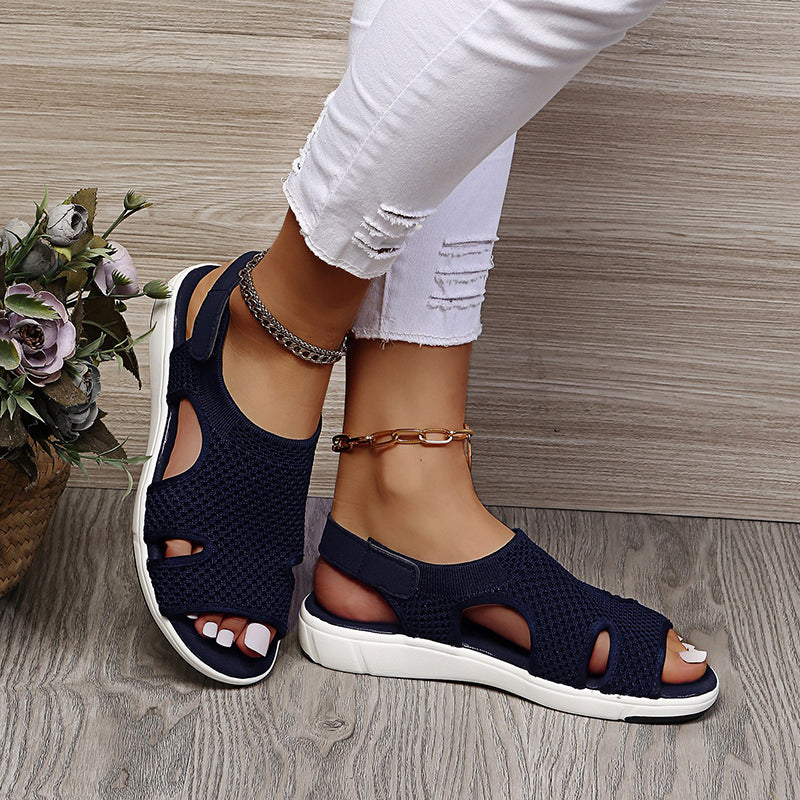 Dames Sandalen Met Klittenband Ademend Voor Zomer Casualstijl 1