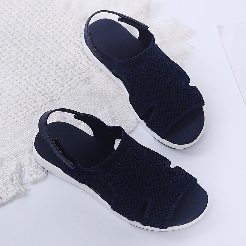 Dames Sandalen Met Klittenband Ademend Voor Zomer Casualstijl 3