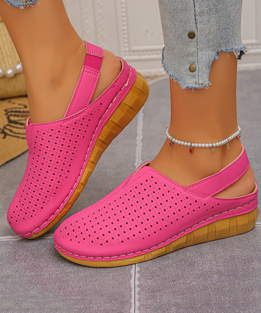 Dames Sandalen Met Splitstijl 0