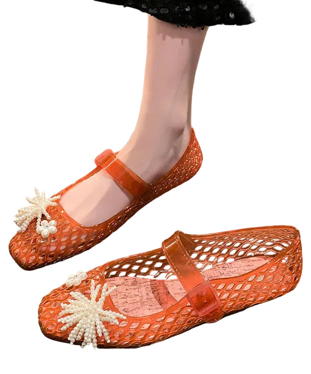 Dames Sandalen Met Splitten Versierd 0