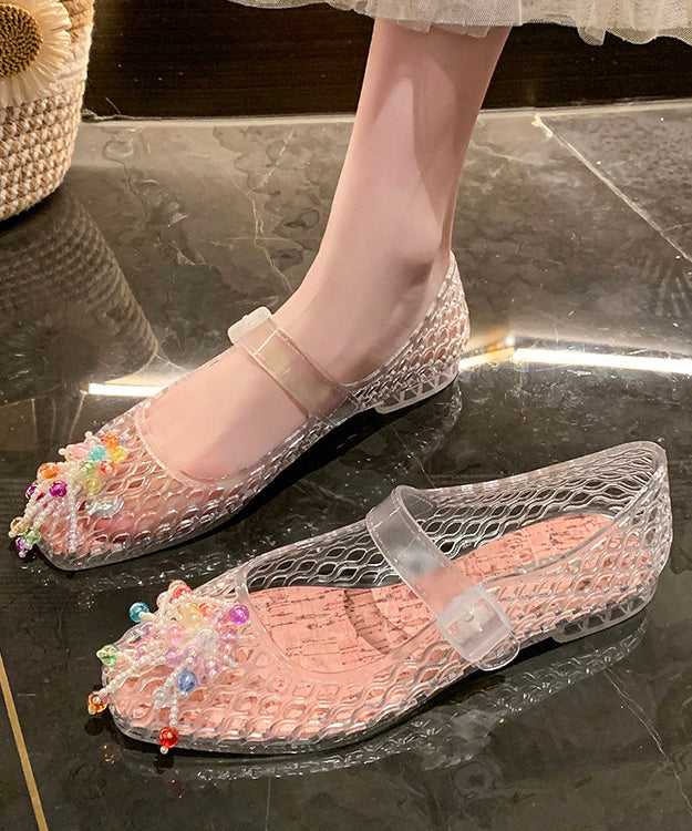 Dames Sandalen Met Splitten Versierd 1