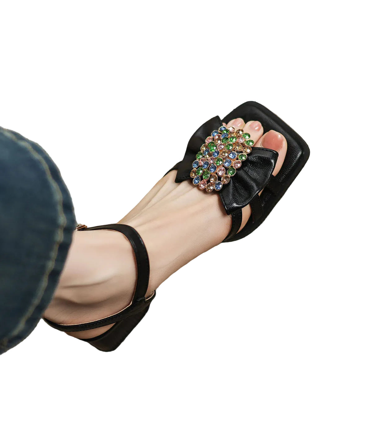 Dames Sandalen Met Strik 0