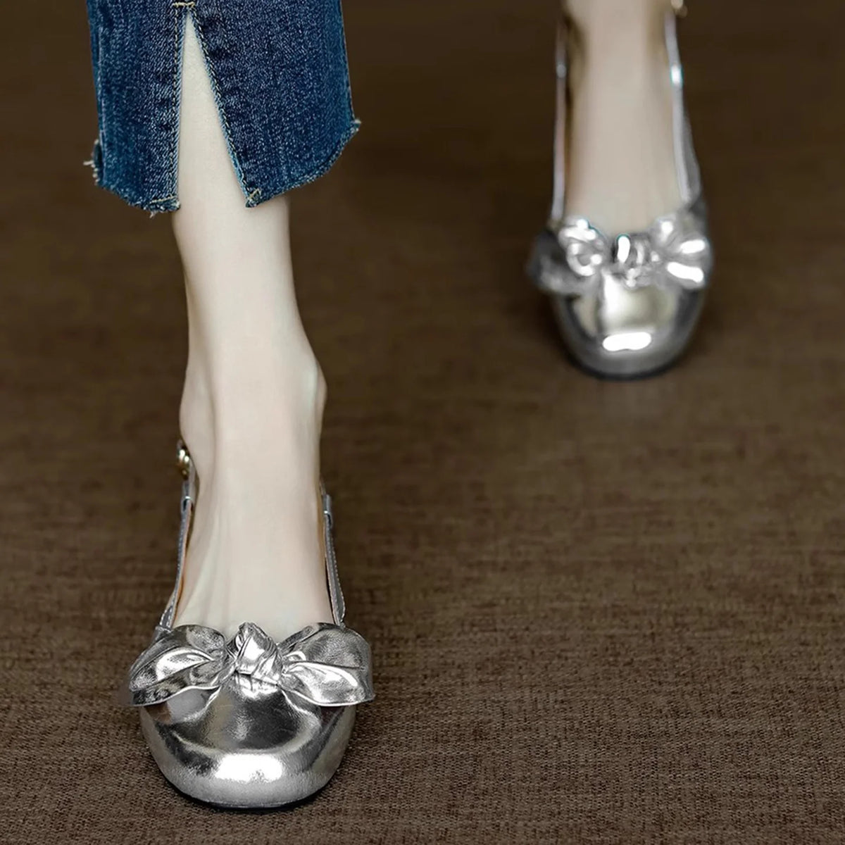 Dames Sandalen Met Strik Detail 1
