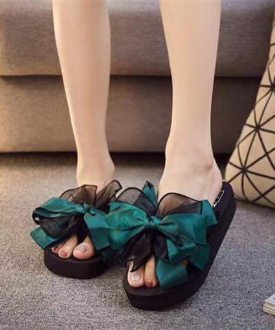 Dames Sandalen Met Strik en Platform 1