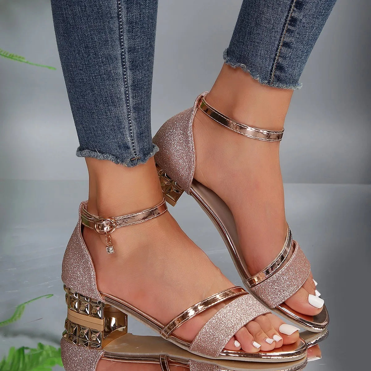 Dames Sandalen Met Verstelbare Sluiting 3