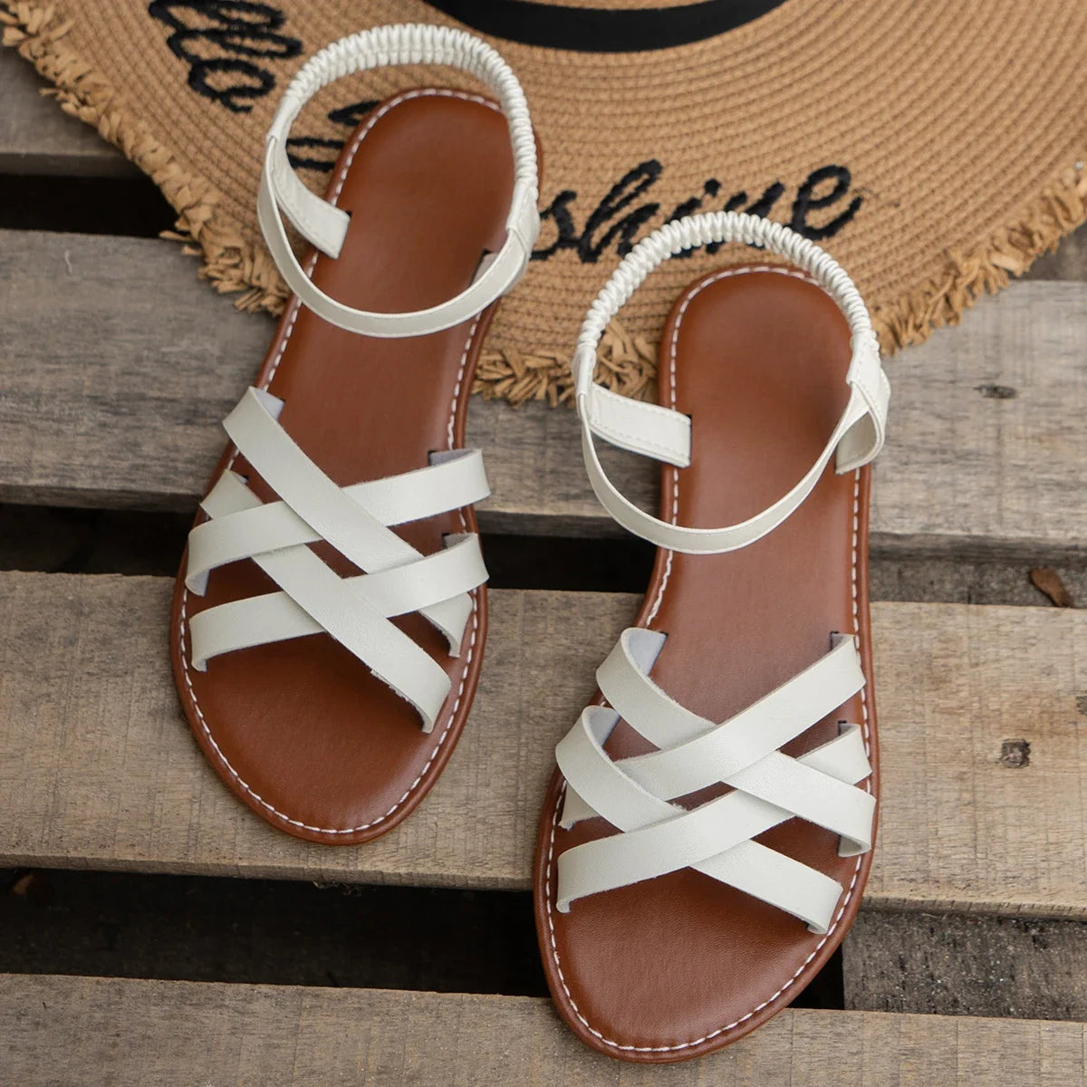 Dames Sandalen Plat voor de Zomer 2