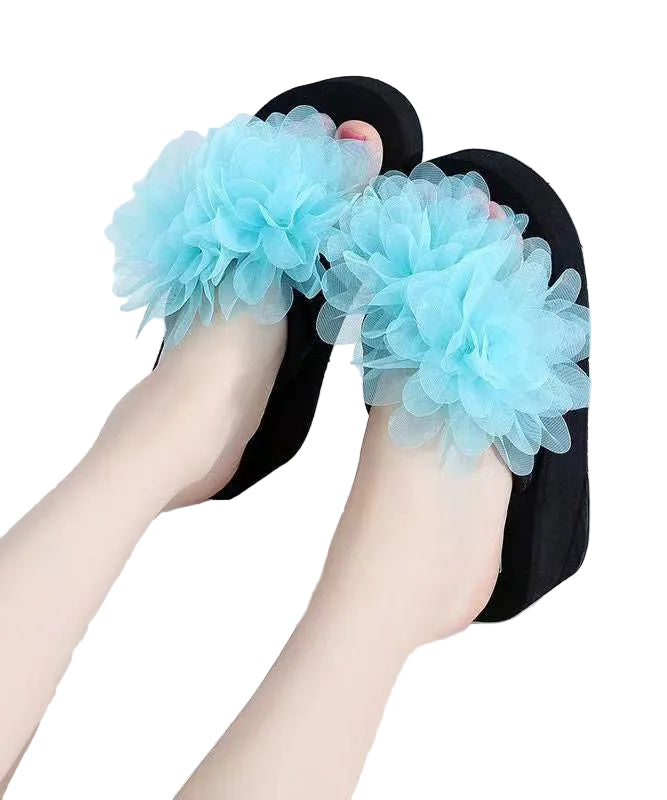 Dames Sandalen Platform Bloem Design 0