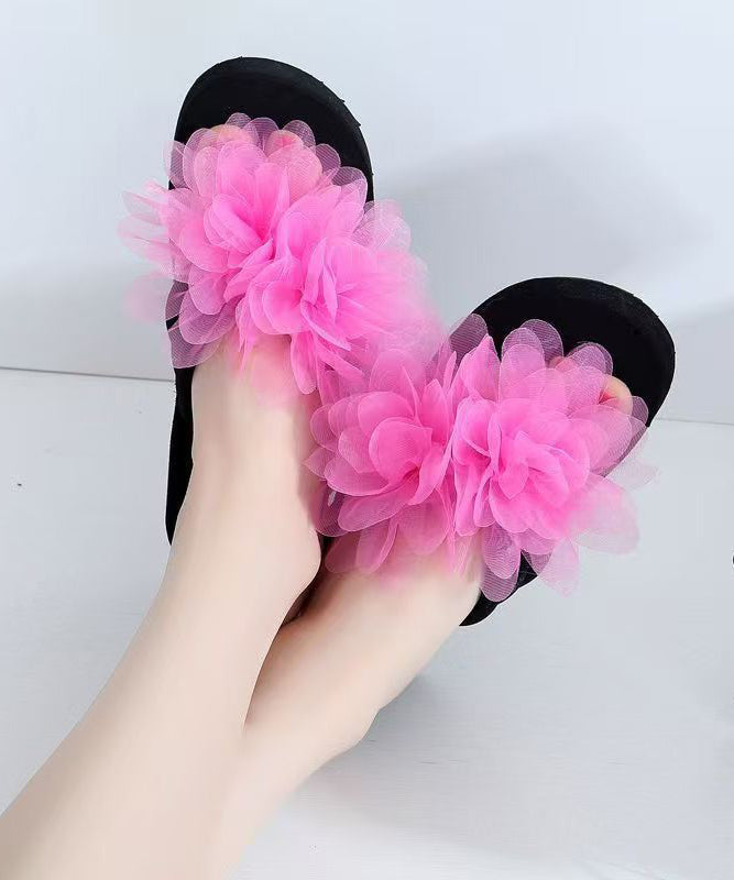Dames Sandalen Platform Bloem Design 1