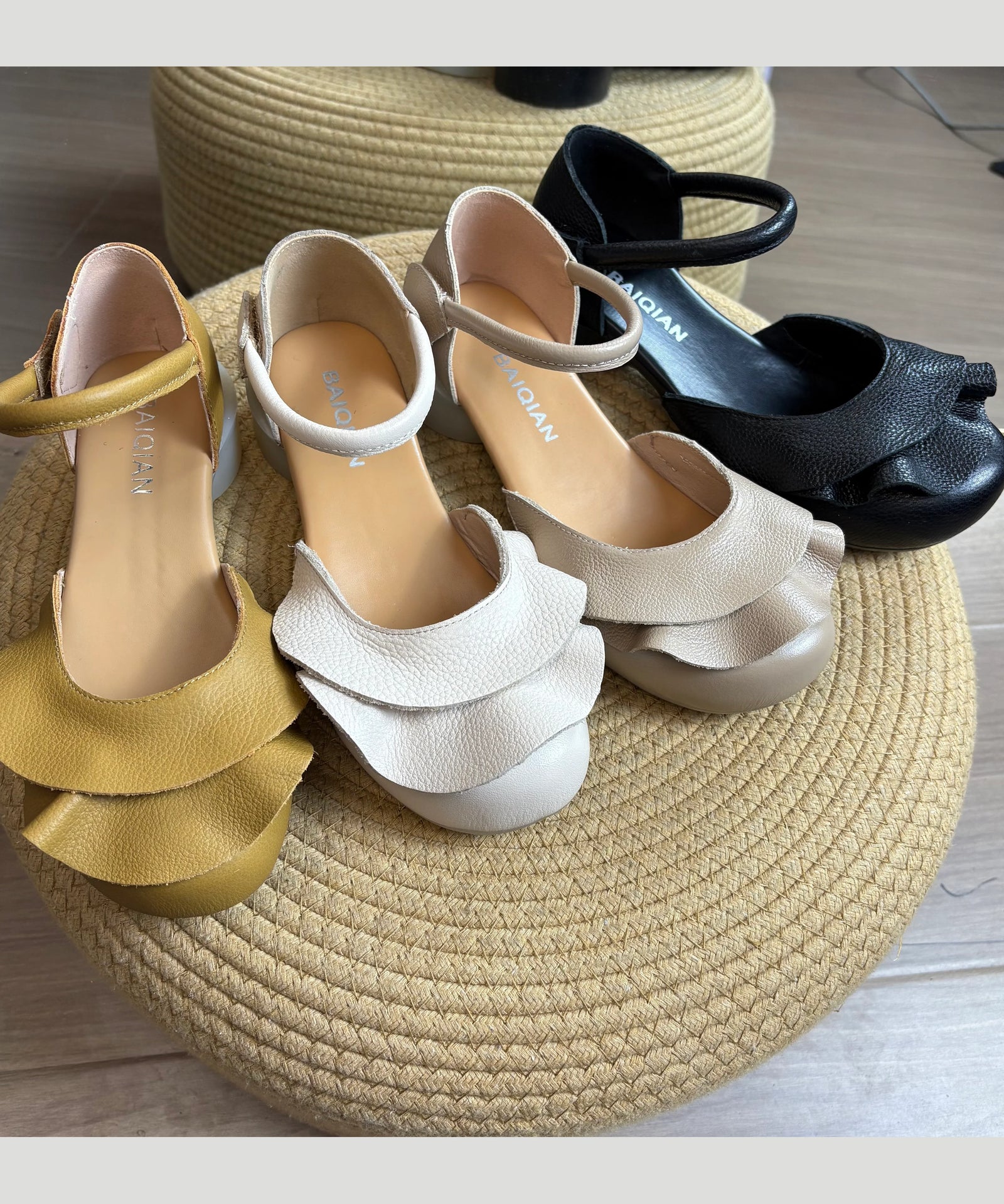 Dames Sandalen Robuust Met Gespbandjes 4