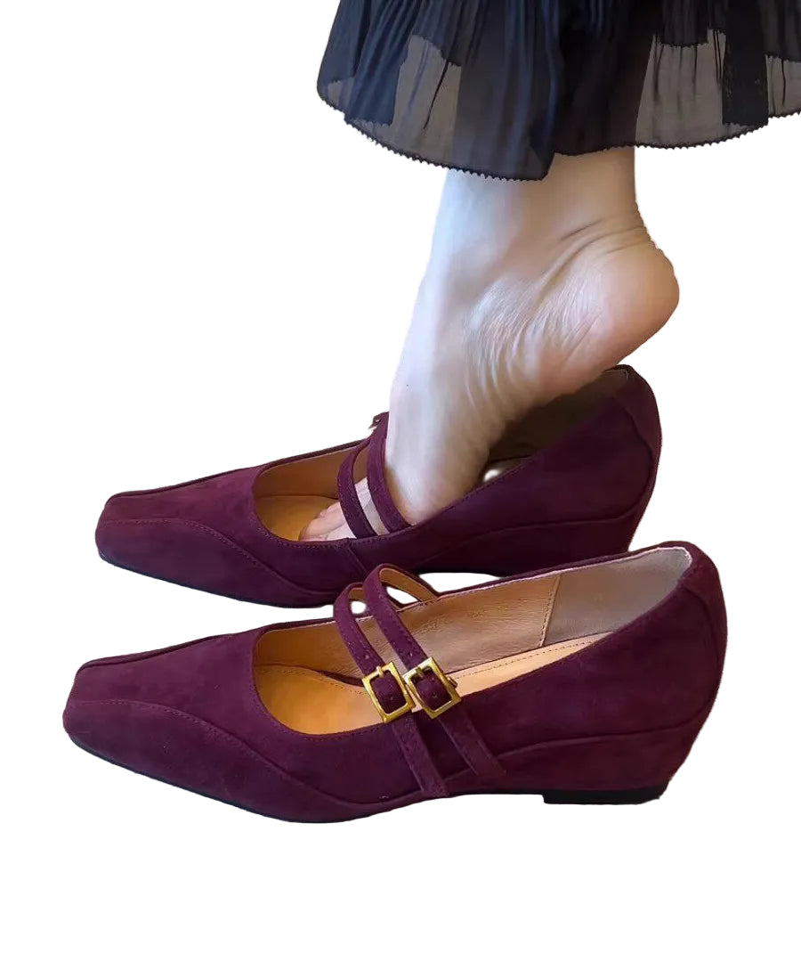 Dames Sandalen Sleehak Met Gespbandjes 0