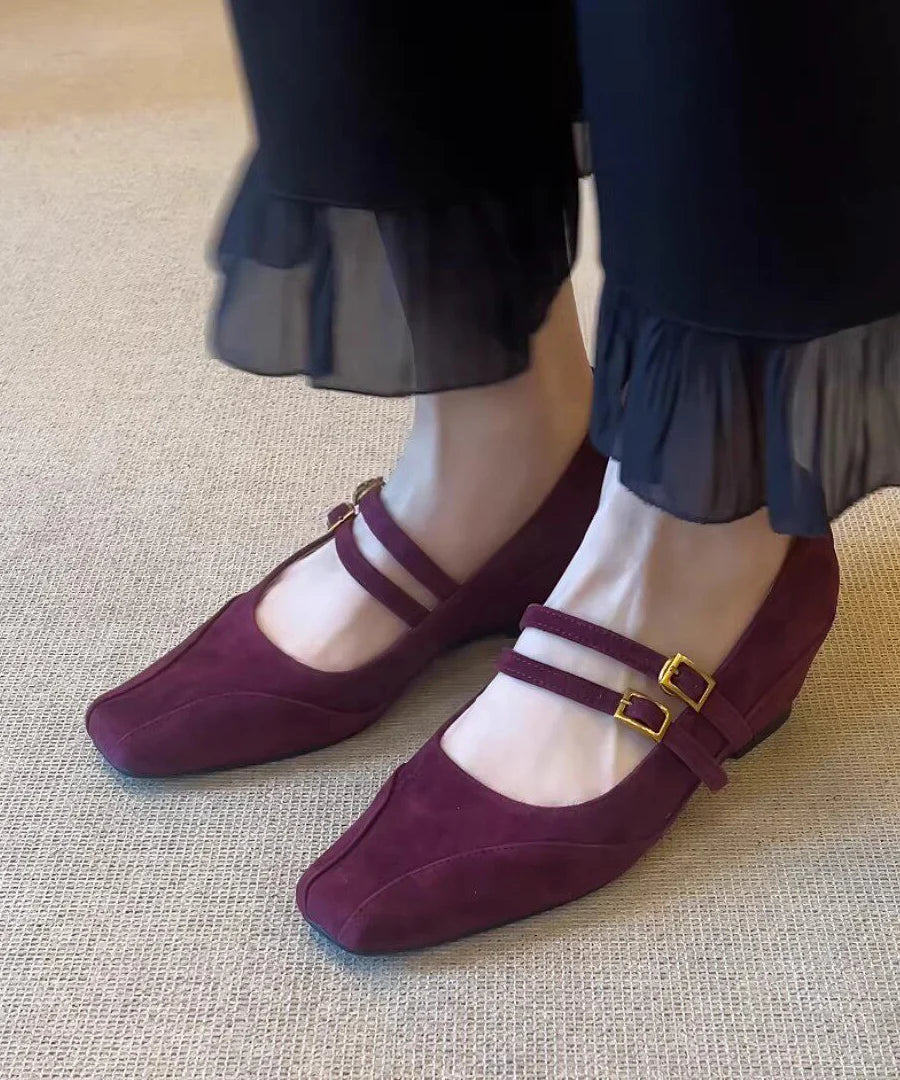 Dames Sandalen Sleehak Met Gespbandjes 3