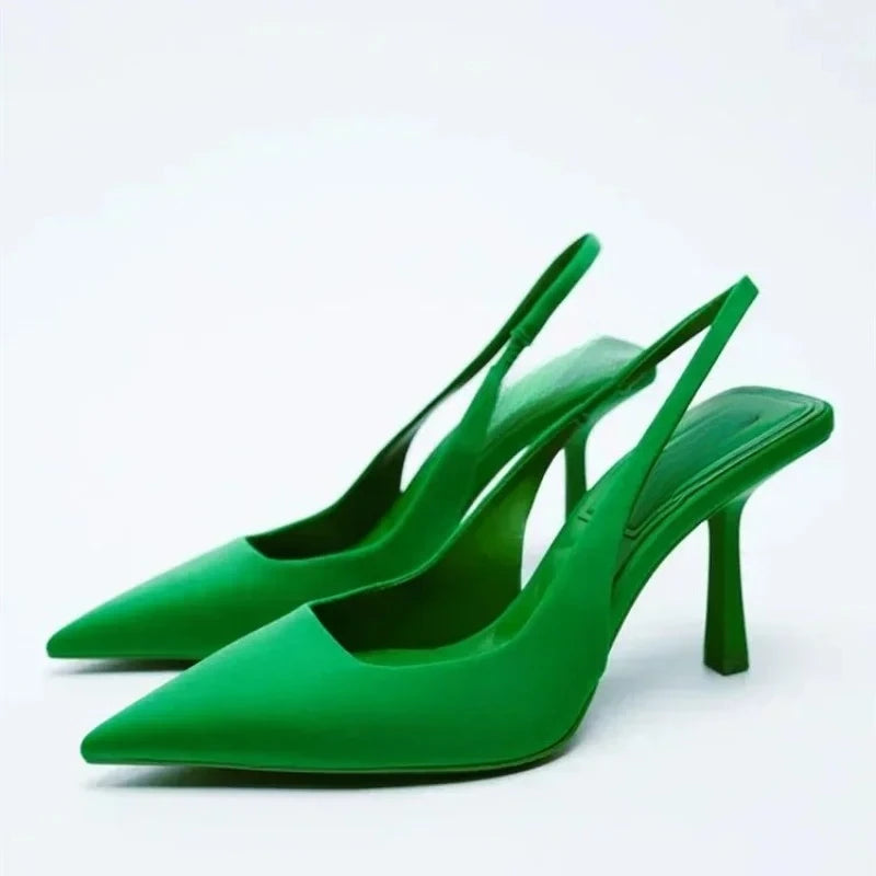Dames Sandalen Slingback Puntige Neus Elegant 2
