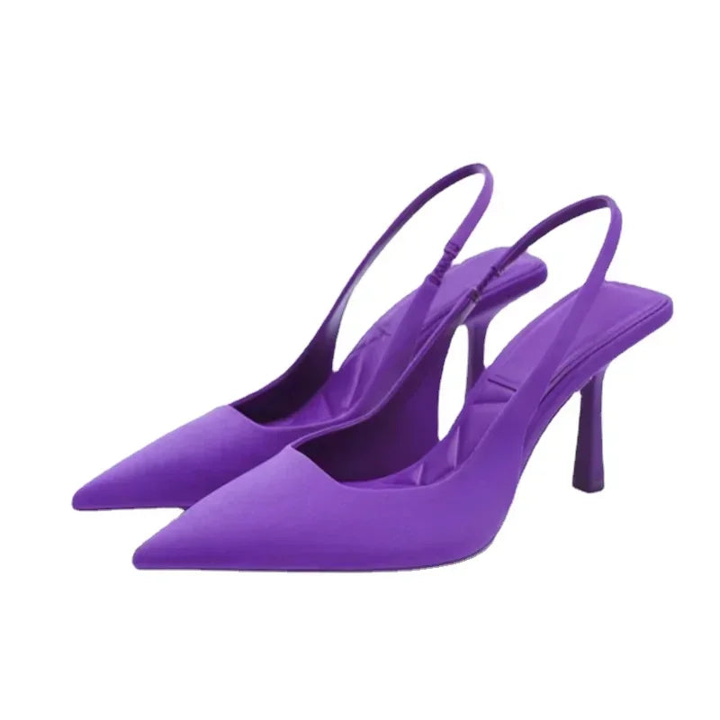 Dames Sandalen Slingback Puntige Neus Elegant 4