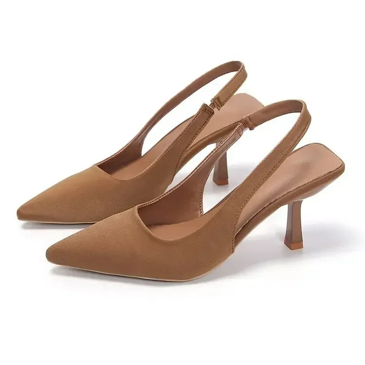 Dames Sandalen Slingback Puntige Neus Elegant 7