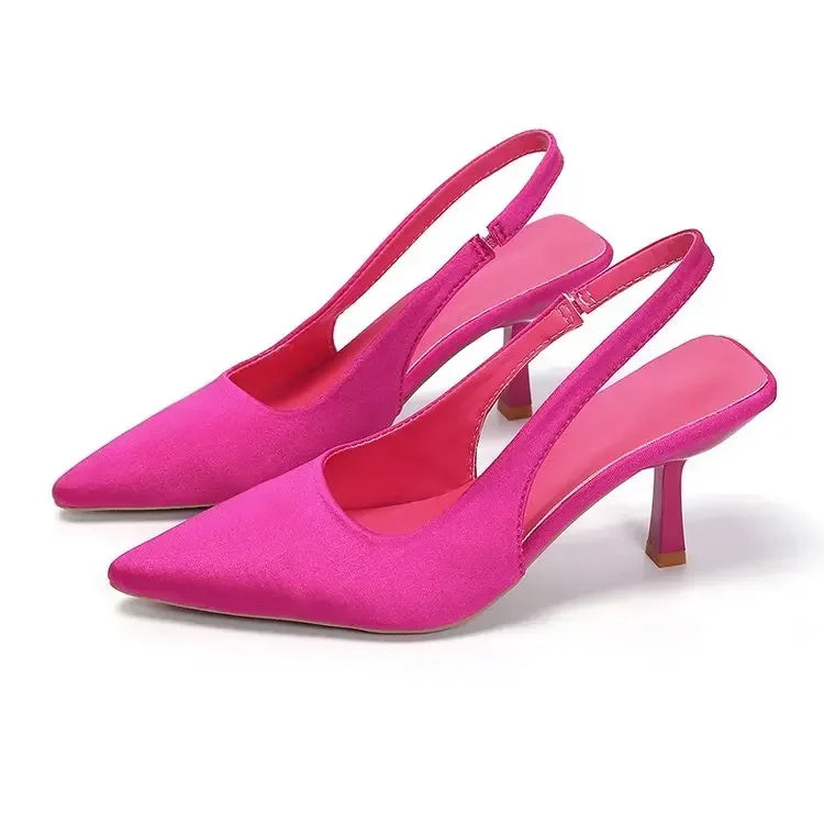 Dames Sandalen Slingback Puntige Neus Elegant 9