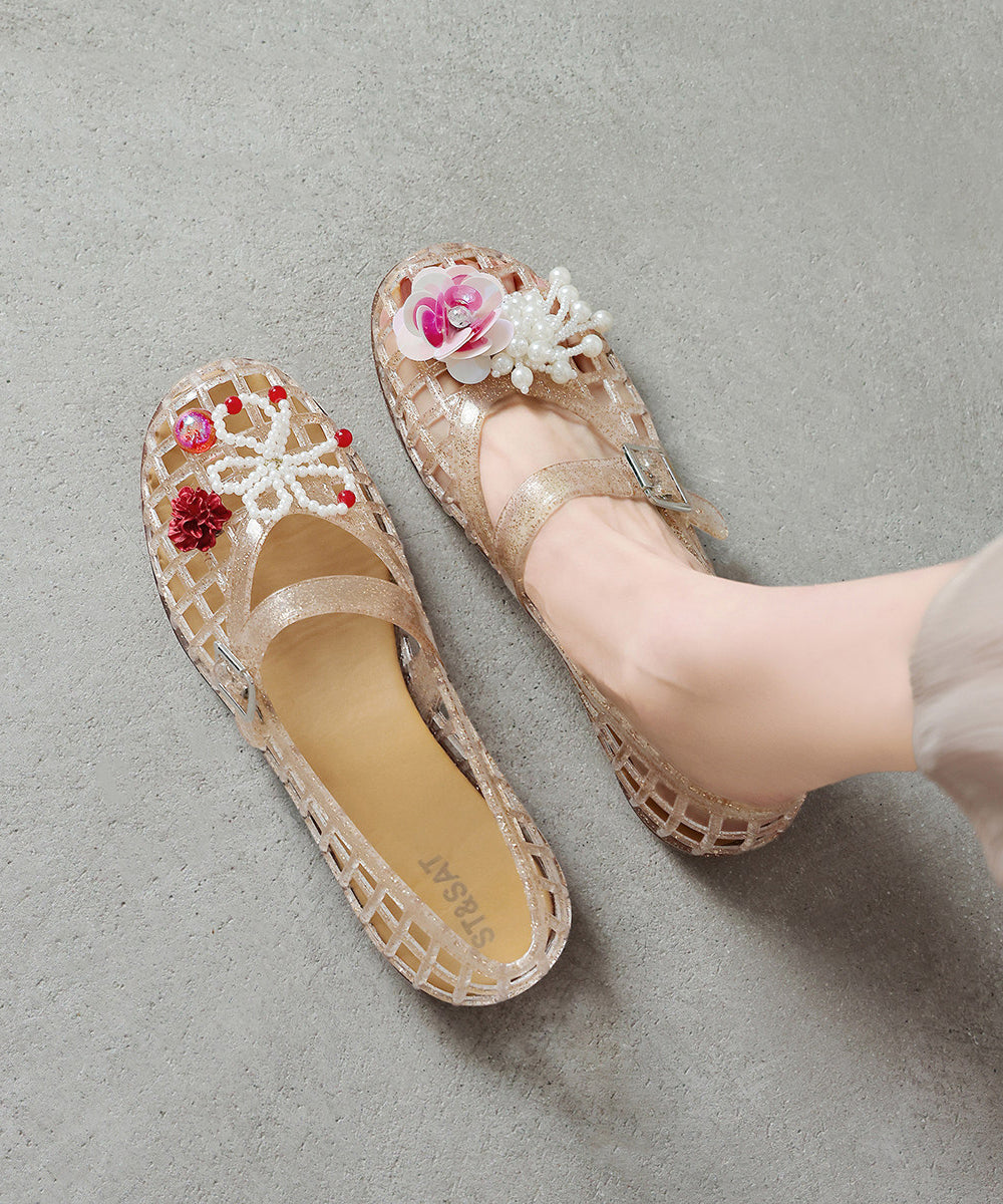 Dames Sandalen met Bloemen en Kwastjes 2