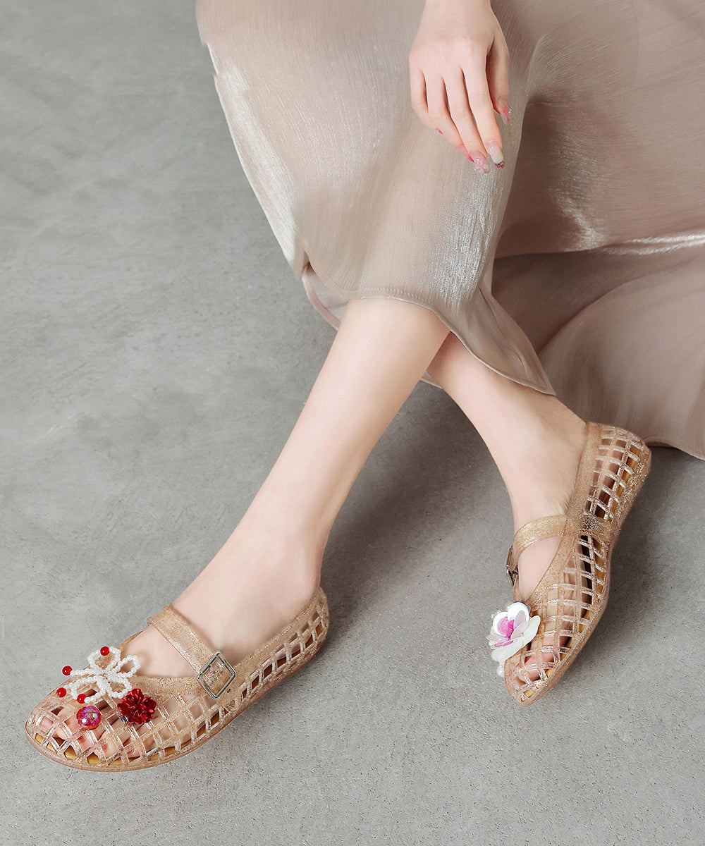 Dames Sandalen met Bloemen en Kwastjes 4