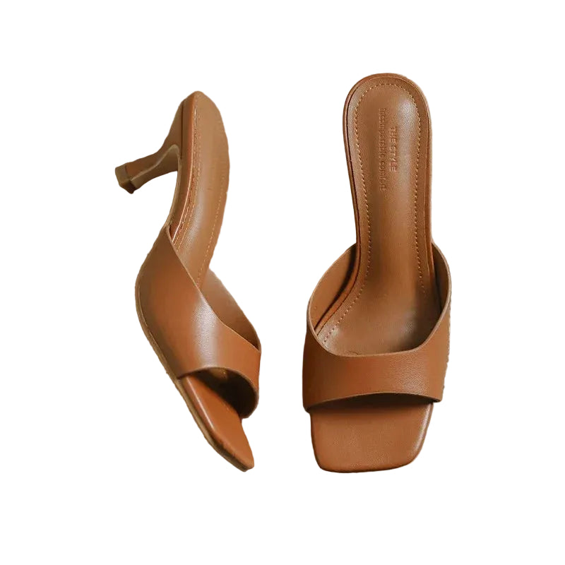 Dames Sandalen met Hak in Victoriaanse Stijl 0