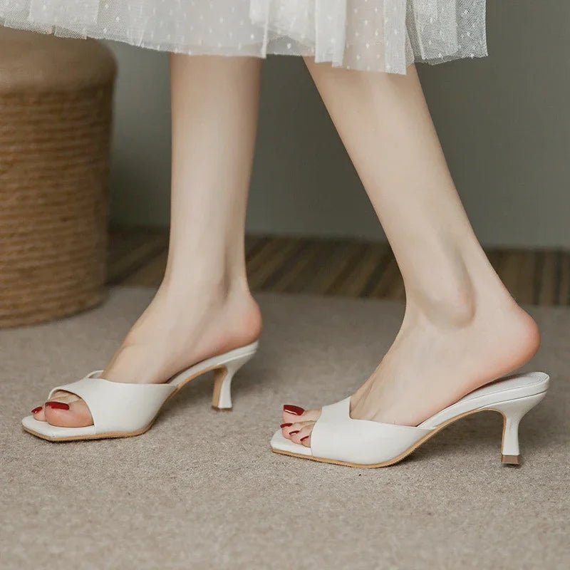 Dames Sandalen met Hak in Victoriaanse Stijl 4