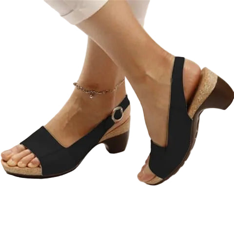 Dames Sandalen met Hielband en Ondersteuning 6