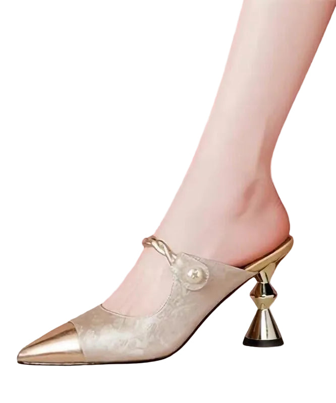 Dames Sandalen met Hoge Hak en Gesplitst Design 1