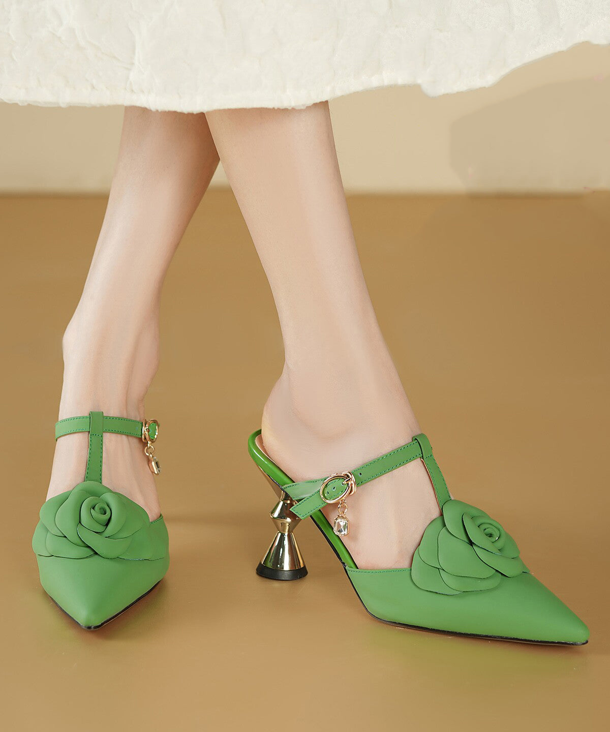 Dames Sandalen met Hoge Hak en Gesplitste Ontwerp 2