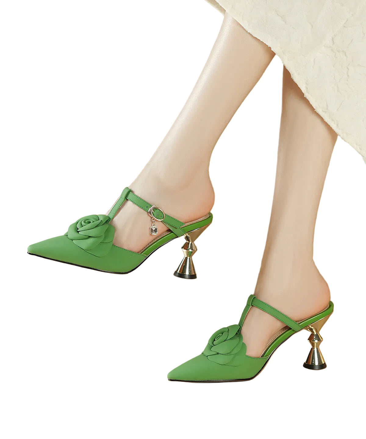 Dames Sandalen met Hoge Hak en Gesplitste Ontwerp 4