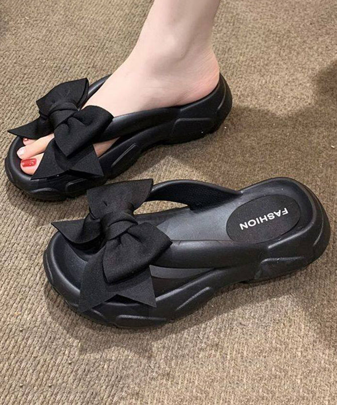 Dames Sandalen met Strik en Gesplitst Ontwerp 2