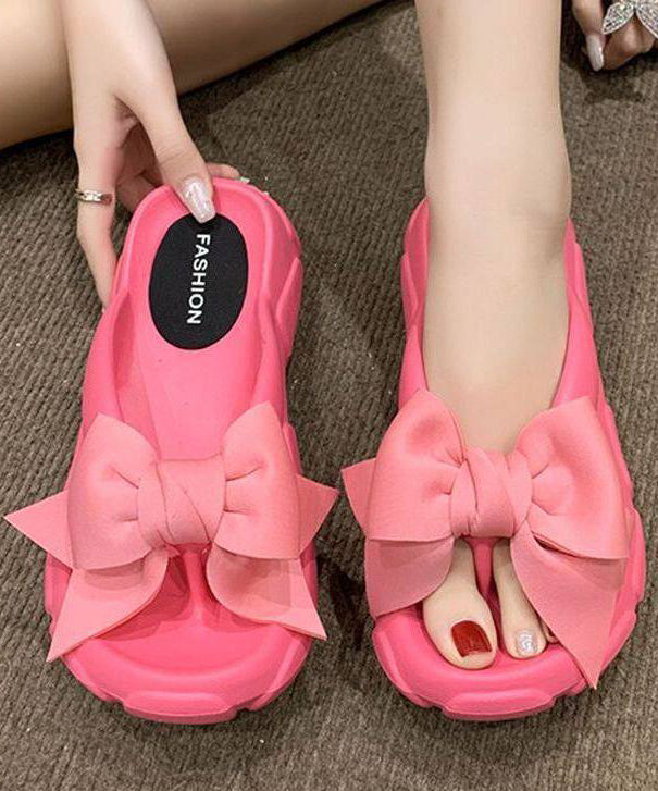Dames Sandalen met Strik en Gesplitst Ontwerp 4