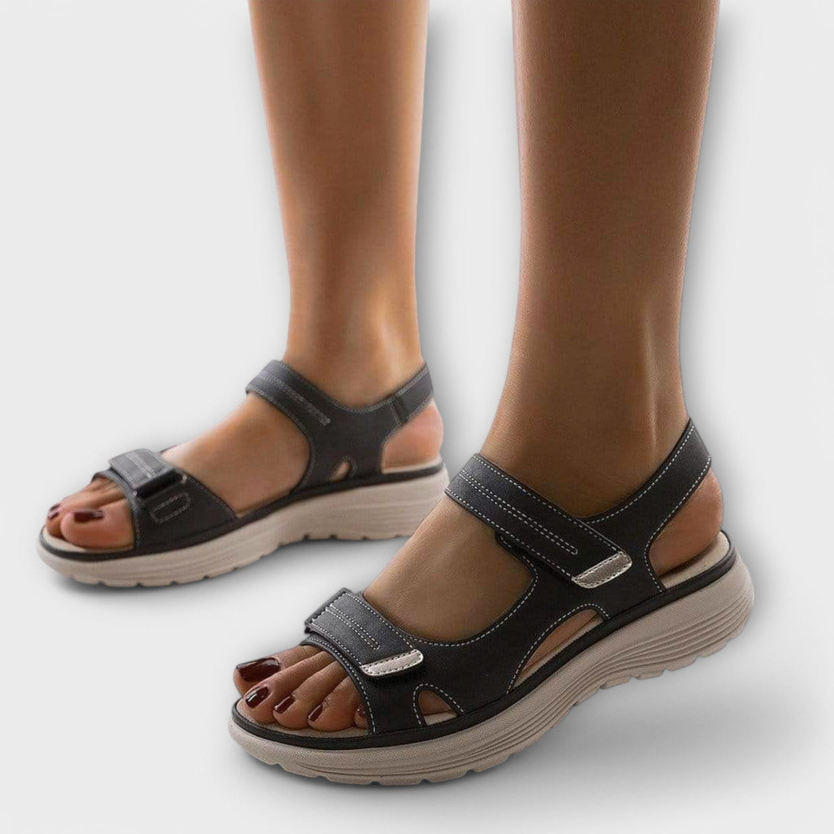 Dames Sandalen met Verstelbare Voetboogondersteuning voor Comfortabel Lopen 0