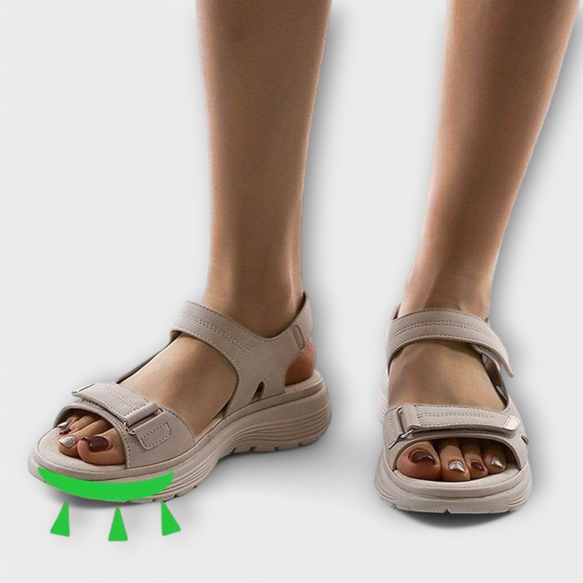 Dames Sandalen met Verstelbare Voetboogondersteuning voor Comfortabel Lopen 3