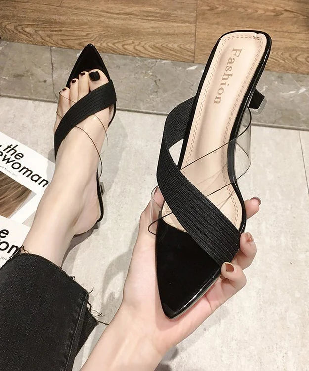 Dames Sandalen met Zirkonia en Hoge Hak 2