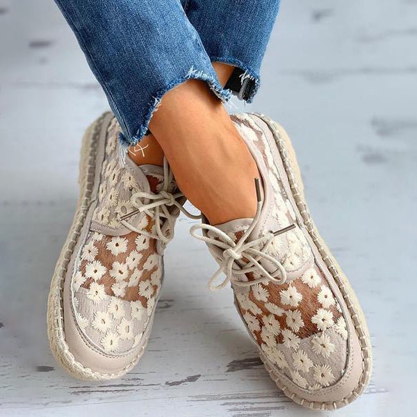Dames Schoenen Bloemmotief Trendy Design 1